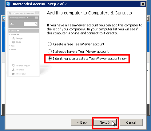 how to add computer to teamviewer license